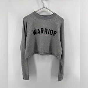 Spiritual Gangster Warrior Cropped Crewneck Sweatshirt Size Small